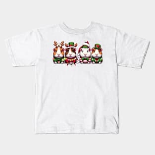 Christmas Guinea Pig Kids T-Shirt